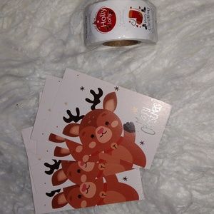 50 CHRISTMAS Cards&500 Labels